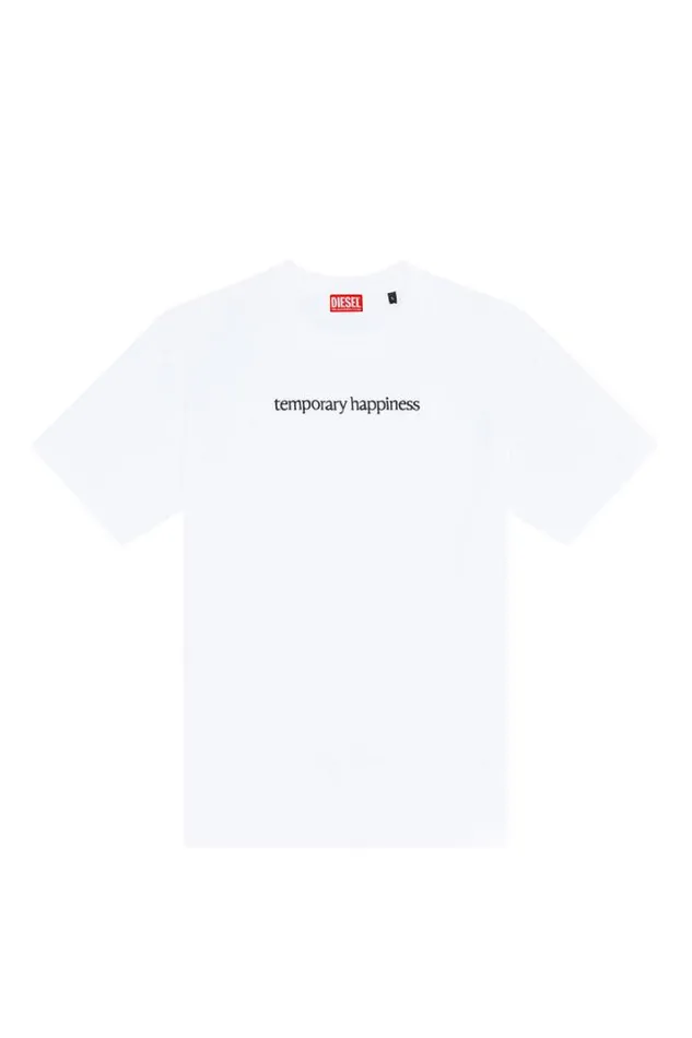 Men TJustL7 White Diesel Tshirts Men TJustL7 White Diesel Tshirts