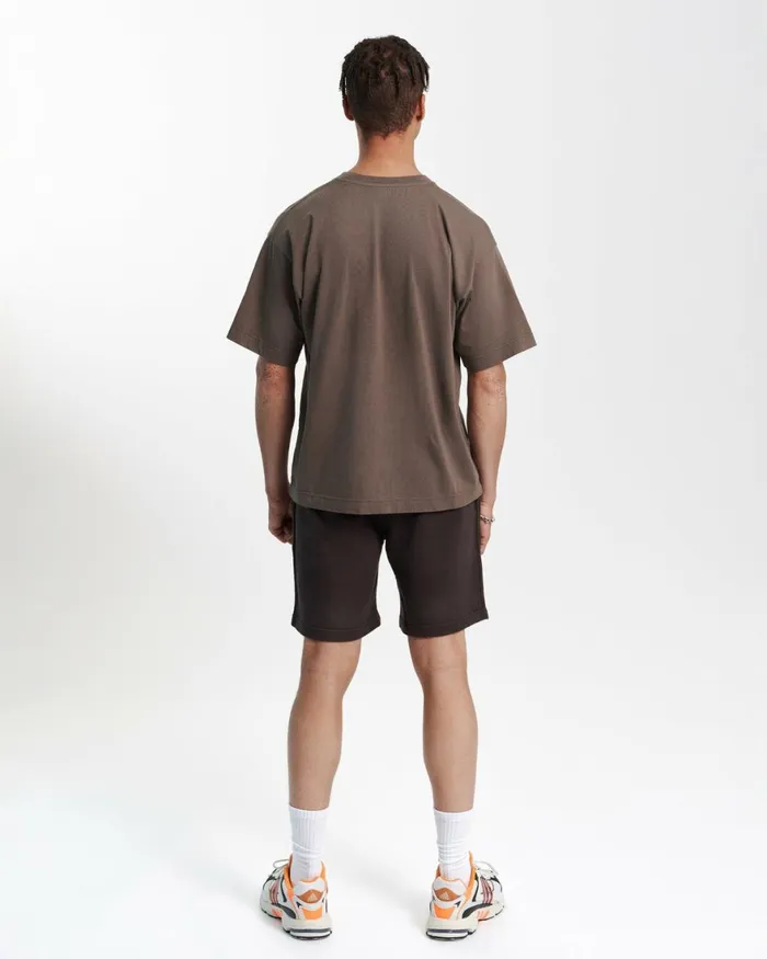 Men TShirts Colorful Standard Oversized Organic TShirt Snow Melange