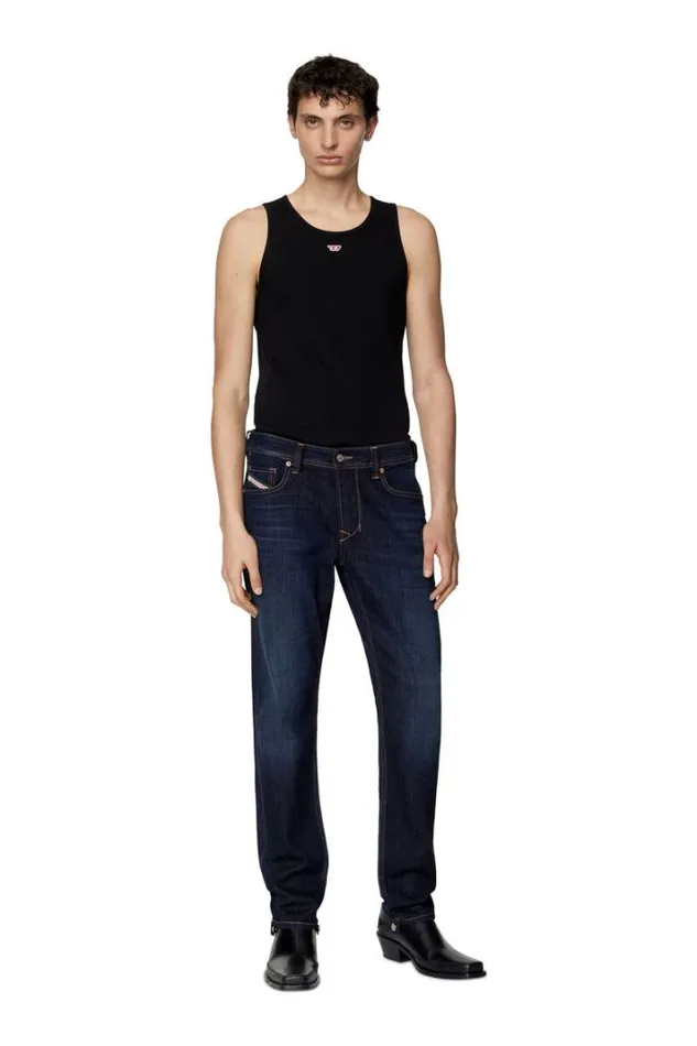 Men Tapered Jeans 1986 LarkeeBeex 009zs Dark Blue Diesel Tapered