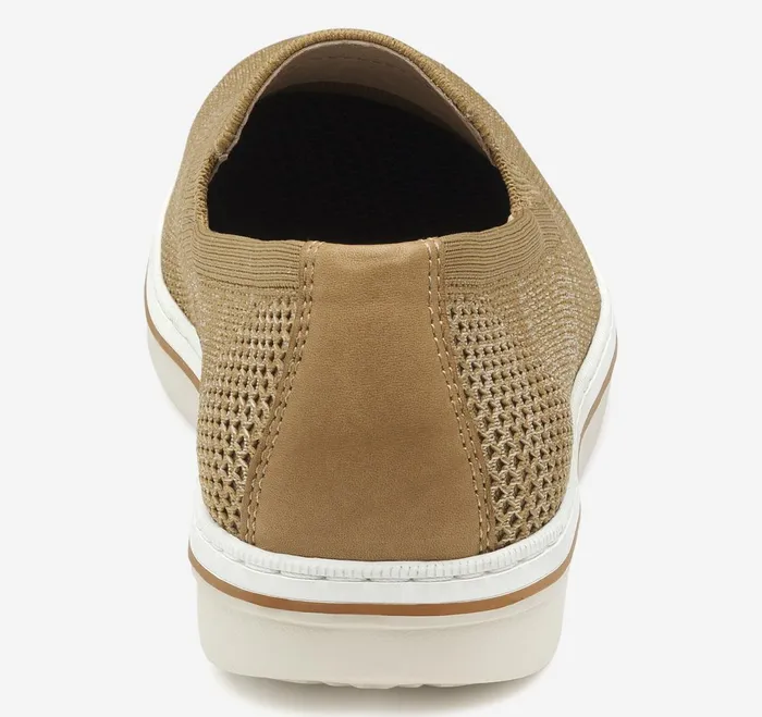 Men Trenton Knit SlipOn Beige Knit JohnstonandMurphy SlipOns and Loafers Men Trenton Knit SlipOn Beige Knit JohnstonandMurphy SlipOns and Loafers
