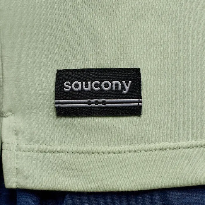 Men Triumph Long Sleeve Sage Saucony Tops