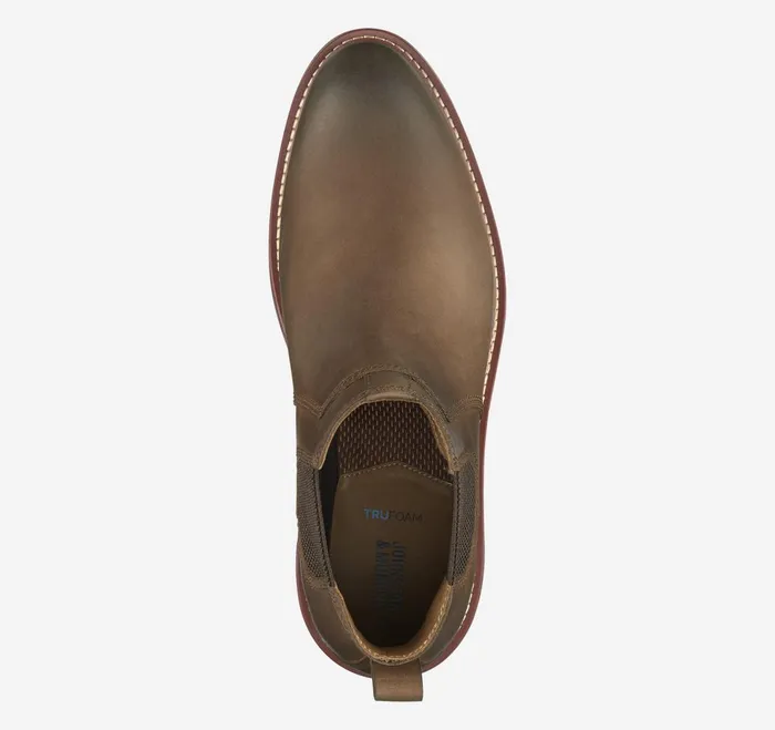 Men Upton Chelsea Boot Brown Oiled Full Grain JohnstonandMurphy Boots Men Upton Chelsea Boot Brown Oiled Full Grain JohnstonandMurphy Boots
