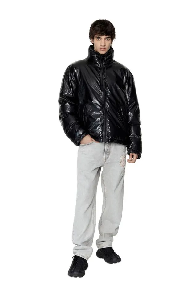 Men WJupiter Black Diesel Outerwear And Jackets