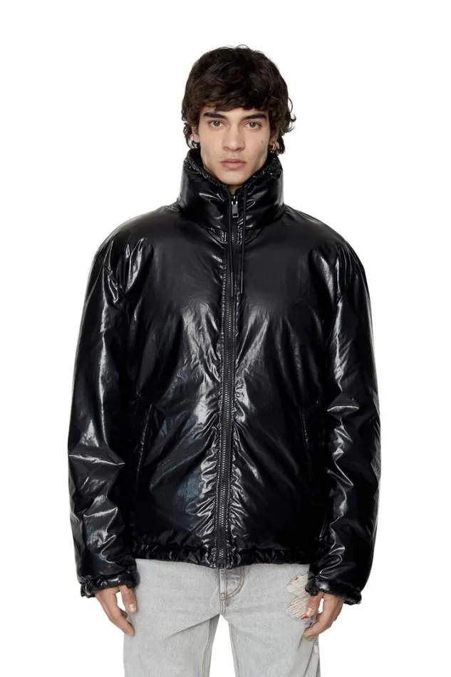 Men WJupiter Black Diesel Outerwear And Jackets Men WJupiter Black Diesel Outerwear And Jackets