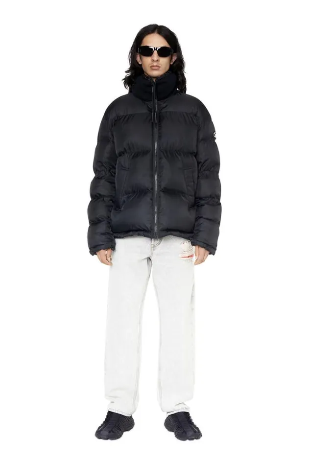 Men WJupiter Black Diesel Outerwear And Jackets Men WJupiter Black Diesel Outerwear And Jackets