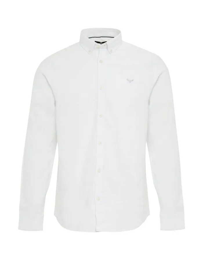 Men White Long Sleeve Linen Blend Shirt Threadbare Shirts Men White Long Sleeve Linen Blend Shirt Threadbare Shirts