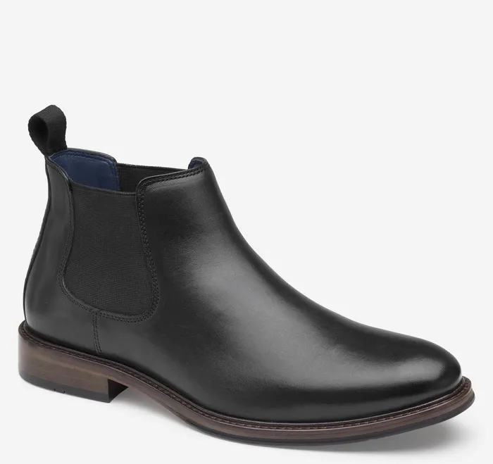 Men Xc Flex Raleigh Chelsea Black Full Grain JohnstonandMurphy Boots