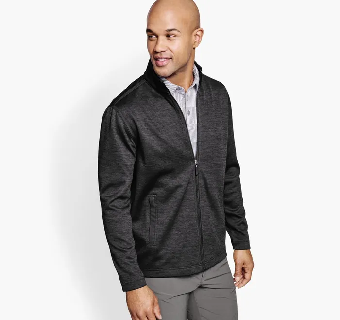 Men Xc4 Performance Knit FullZip Black JohnstonandMurphy Sweaters and Knits Men Xc4 Performance Knit FullZip Black JohnstonandMurphy Sweaters and Knits