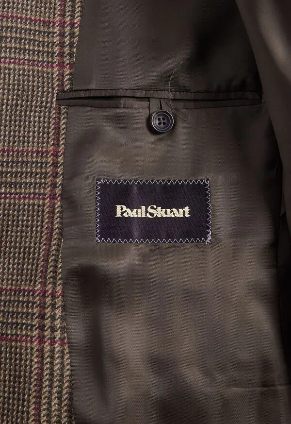 Mens Paulstuart Wool and Cashmere Plaid Paul Jacket OliveRust Blazers and Jackets Mens Paulstuart Wool and Cashmere Plaid Paul Jacket OliveRust Blazers and Jackets