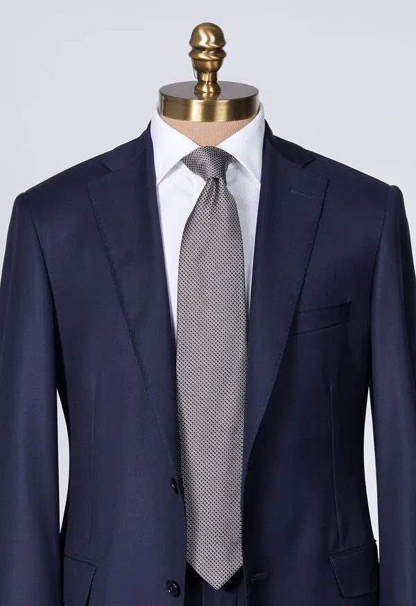 Mens Paulstuart Woven Silk Micro Deco Tie Black Ties Mens Paulstuart Woven Silk Micro Deco Tie Black Ties