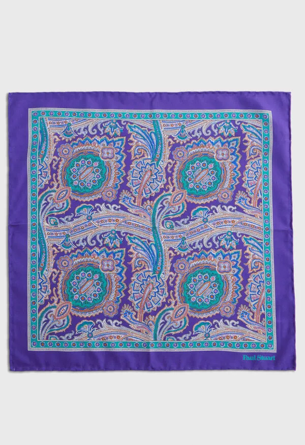Mens Silk Twill Paisley Pocket Square Orange Pocket Squares Paulstuart Mens Silk Twill Paisley Pocket Square Orange Pocket Squares Paulstuart