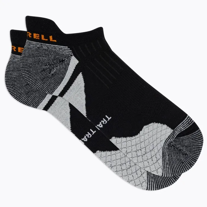 Merrell Accessories MenWomen Cushion Trail Runner Tab Sock Black