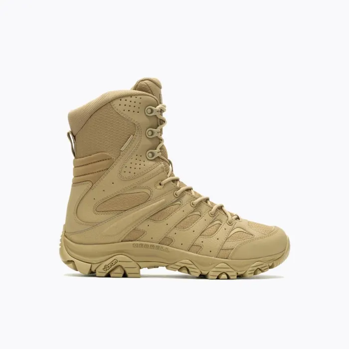 Merrell Boots Men Moab 3 8034 Tactical Zip Waterproof Boot Dark Coyote