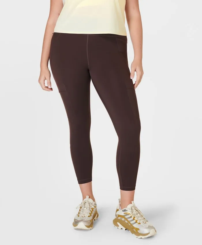 Merrell Bottoms Women Ascend Power Cargo Workout Legging X Sweaty Betty Cacao Brown