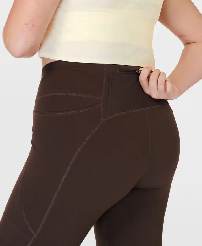 Merrell Bottoms Women Ascend Power Cargo Workout Legging X Sweaty Betty Cacao Brown