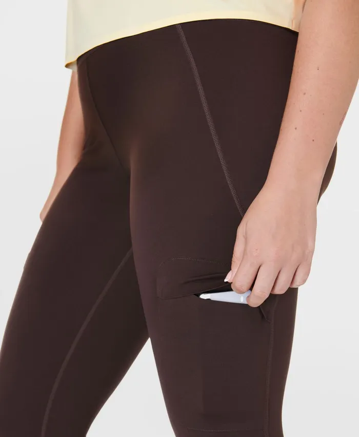 Merrell Bottoms Women Ascend Power Cargo Workout Legging X Sweaty Betty Cacao Brown