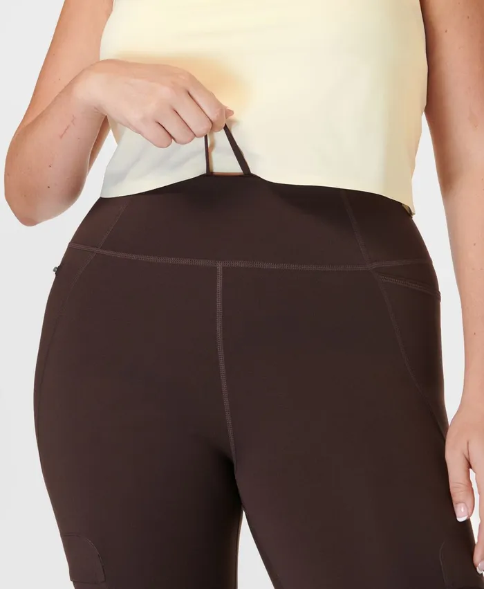 Merrell Bottoms Women Ascend Power Cargo Workout Legging X Sweaty Betty Cacao Brown