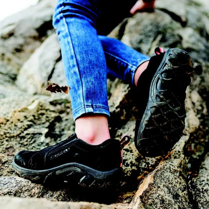 Merrell Easy On Easy Off Kids Big Jungle Moc Black Merrell Easy On Easy Off Kids Big Jungle Moc Black