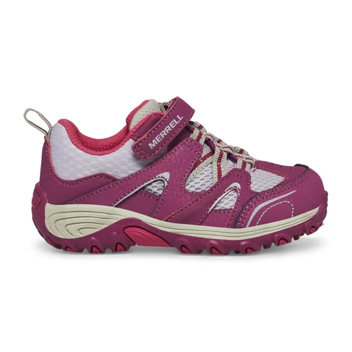 Merrell Easy On Easy Off Kids Little Trail Chaser Jr Shoe Berrygrey