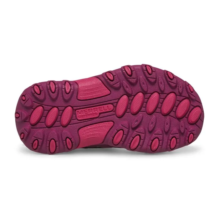 Merrell Easy On Easy Off Kids Little Trail Chaser Jr Shoe Berrygrey