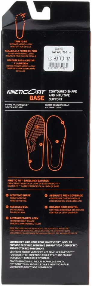 Merrell Shoe Care Men Kinetic Fit Base Wide Width Wool