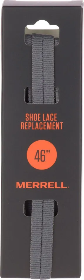 Merrell Shoe Care MenWomen Flat Shoe Laces Charcoal