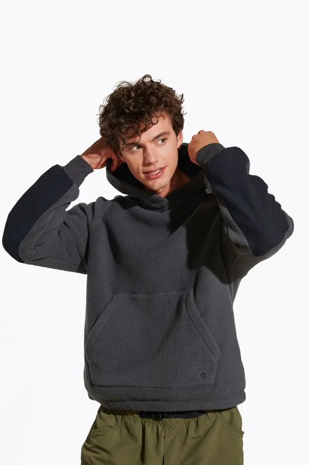 Merrell Tops Men Sherpa Hoody Asphalt
