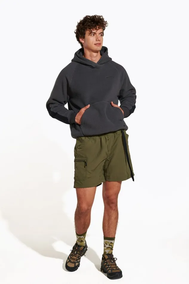 Merrell Tops Men Sherpa Hoody Asphalt