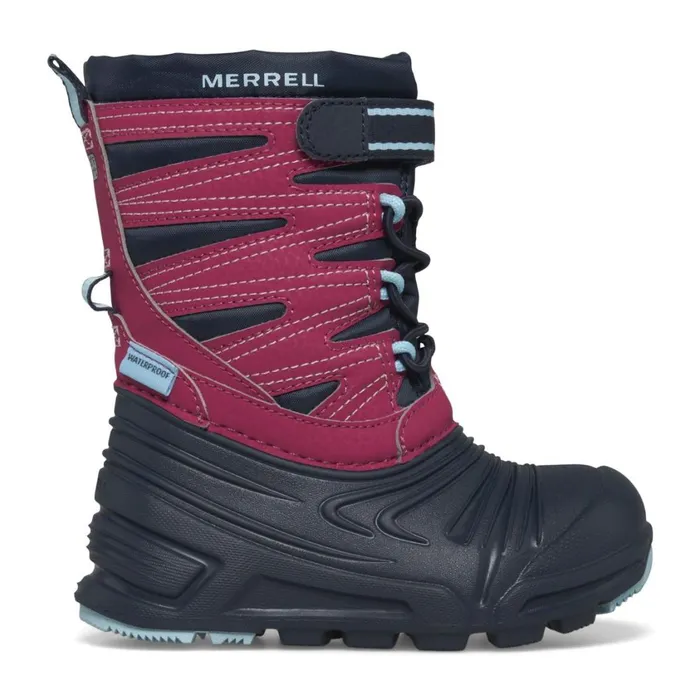 Merrell Winter Boots Kids Little Snow Quest Lite 30 Jr Waterproof Navyfucshiaturquoise