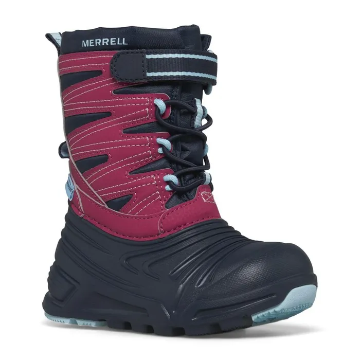 Merrell Winter Boots Kids Little Snow Quest Lite 30 Jr Waterproof Navyfucshiaturquoise