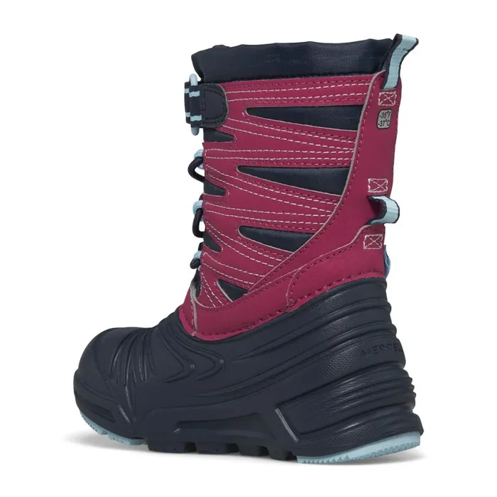 Merrell Winter Boots Kids Little Snow Quest Lite 30 Jr Waterproof Navyfucshiaturquoise