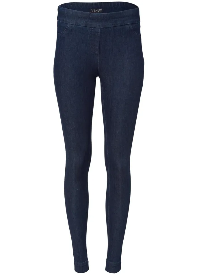 MID RISE SLIMMING STRETCH JEGGINGS Dark Wash Women VENUS Denim Solutions