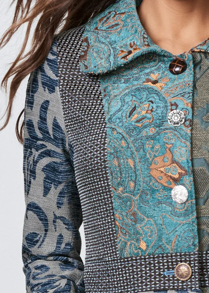 MIXED PRINT COAT Multi Women VENUS Coats