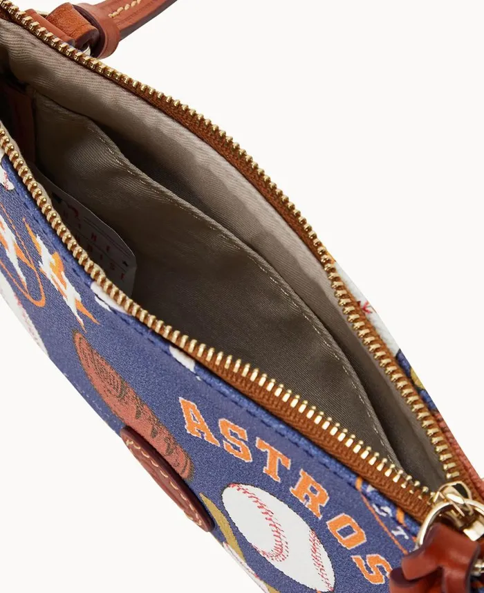 MLB Astros Top Zip Crossbody Astros Woman Dooney and Bourke Crossbodies MLB Astros Top Zip Crossbody Astros Woman Dooney and Bourke Crossbodies