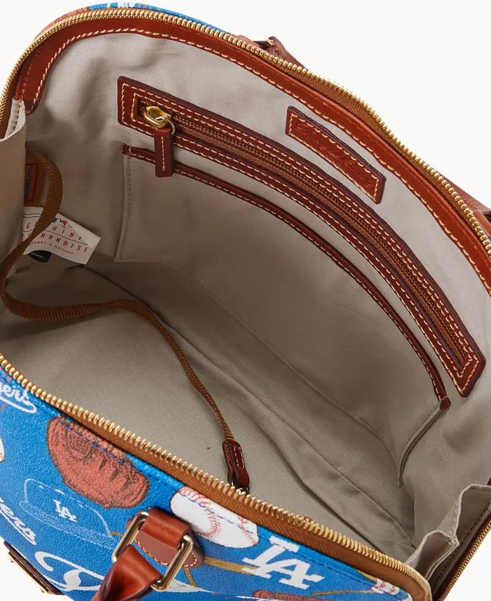 MLB Dodgers Zip Zip Satchel Dodgers Woman Dooney and Bourke Satchels MLB Dodgers Zip Zip Satchel Dodgers Woman Dooney and Bourke Satchels