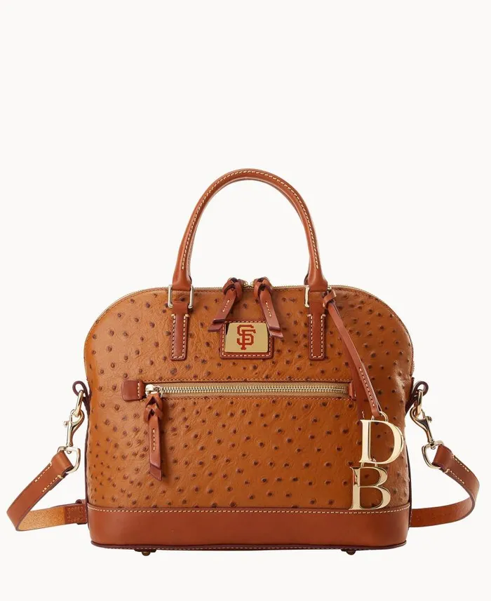 MLB Giants Domed Zip Satchel Giants Woman Dooney and Bourke Satchels