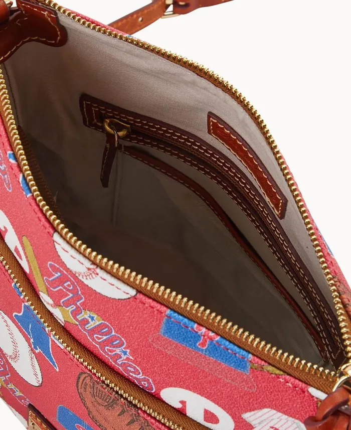 MLB Phillies Crossbody Phillies Woman Dooney and Bourke Crossbodies MLB Phillies Crossbody Phillies Woman Dooney and Bourke Crossbodies