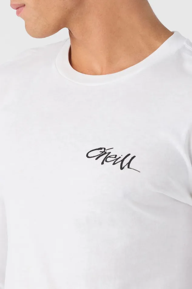 MOTLEY STANDARD FIT LONG SLEEVE TEE White Men O039NEILL Clothing
