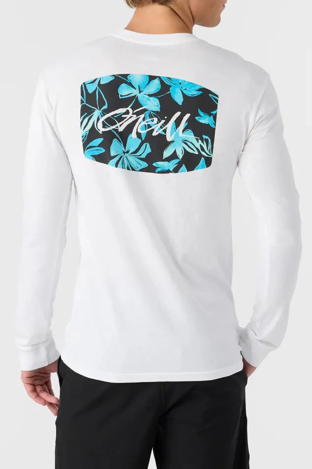 MOTLEY STANDARD FIT LONG SLEEVE TEE White Men O039NEILL Clothing