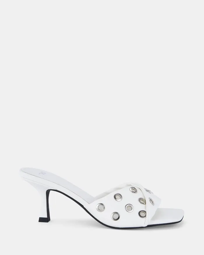 Mules Women NOVO Shoes YARA WHITE High Heels