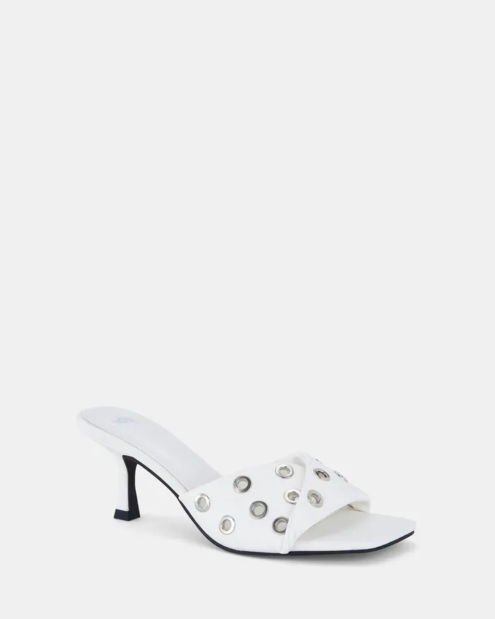 Mules Women NOVO Shoes YARA WHITE High Heels