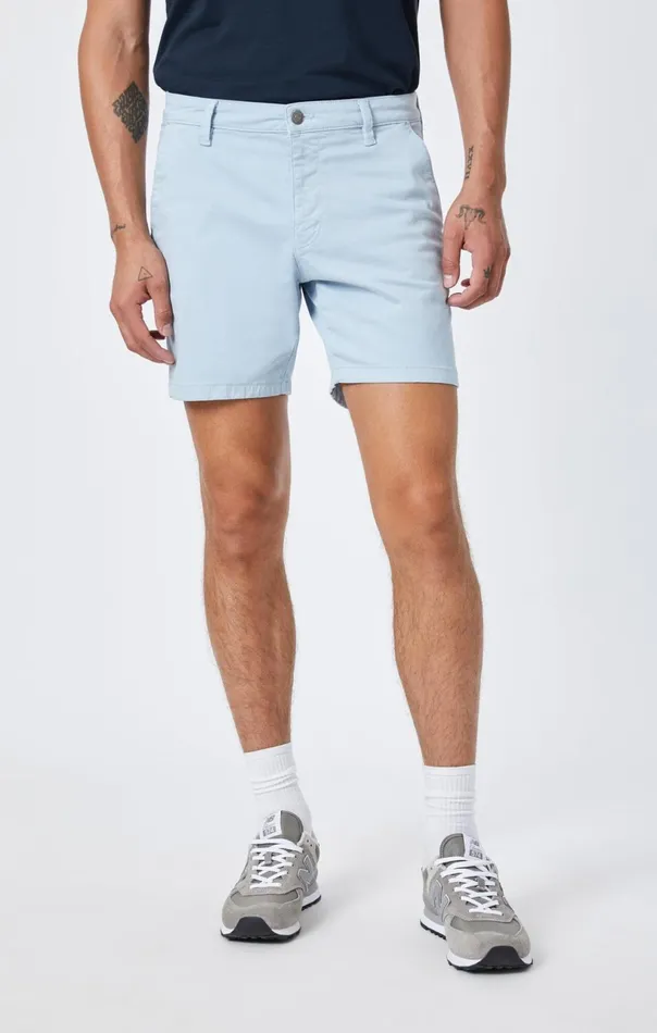 Nate Shorts In Celestial Blue Twill Men Mavi Jeans Shorts Nate Shorts In Celestial Blue Twill Men Mavi Jeans Shorts