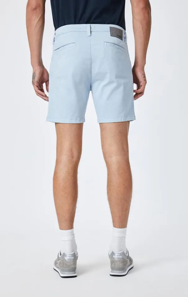 Nate Shorts In Celestial Blue Twill Men Mavi Jeans Shorts Nate Shorts In Celestial Blue Twill Men Mavi Jeans Shorts