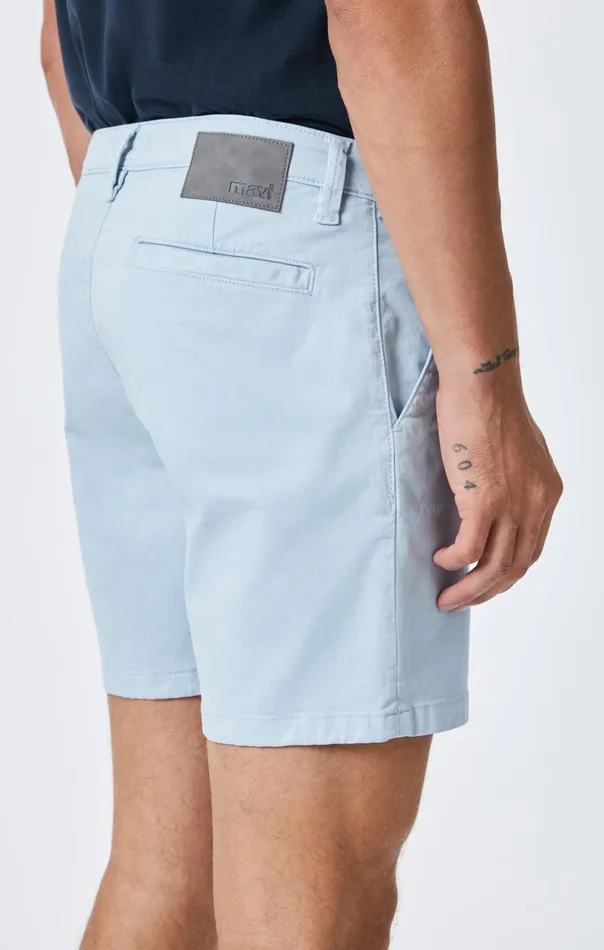 Nate Shorts In Celestial Blue Twill Men Mavi Jeans Shorts Nate Shorts In Celestial Blue Twill Men Mavi Jeans Shorts