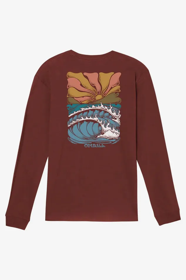 NEW DREAMS STANDARD FIT LONG SLEEVE TEE Burgundy Men O039NEILL Clothing