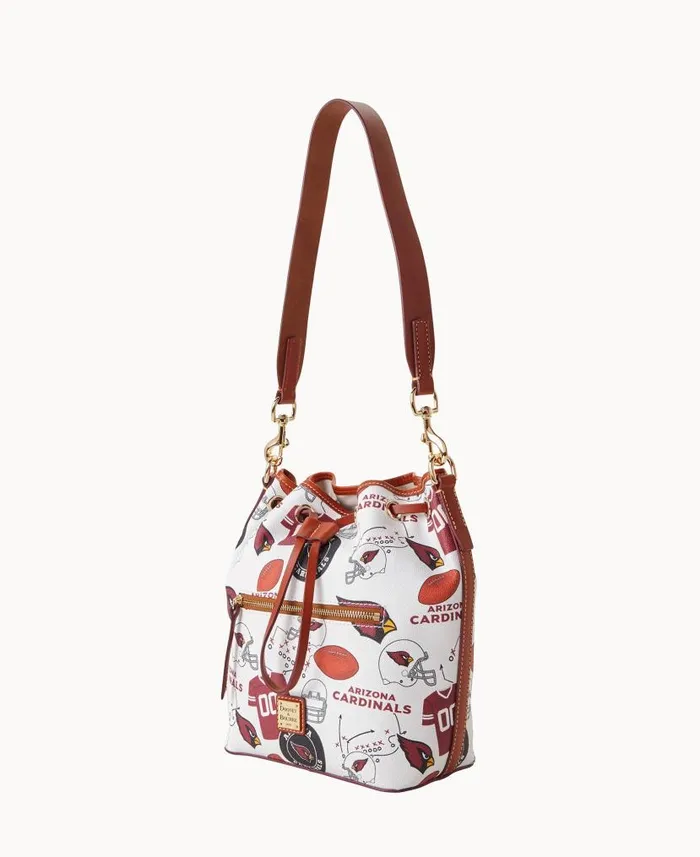 NFL AZ Cardinals Drawstring Cardinals Woman Dooney and Bourke Shoulder Bags