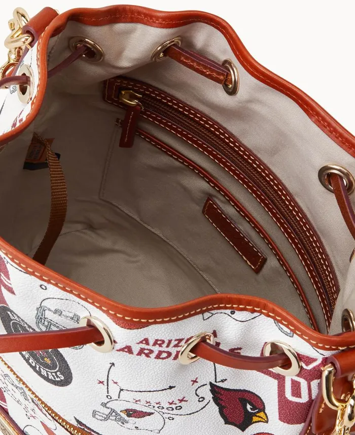 NFL AZ Cardinals Drawstring Cardinals Woman Dooney and Bourke Shoulder Bags