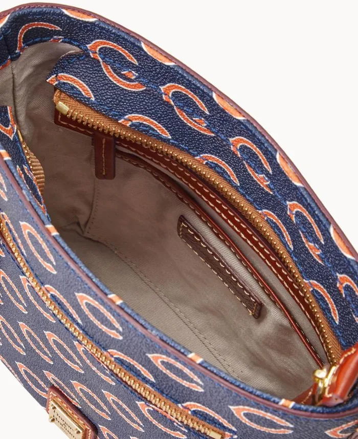 NFL Bears Small Zip Crossbody Bears Woman Dooney and Bourke Crossbodies NFL Bears Small Zip Crossbody Bears Woman Dooney and Bourke Crossbodies