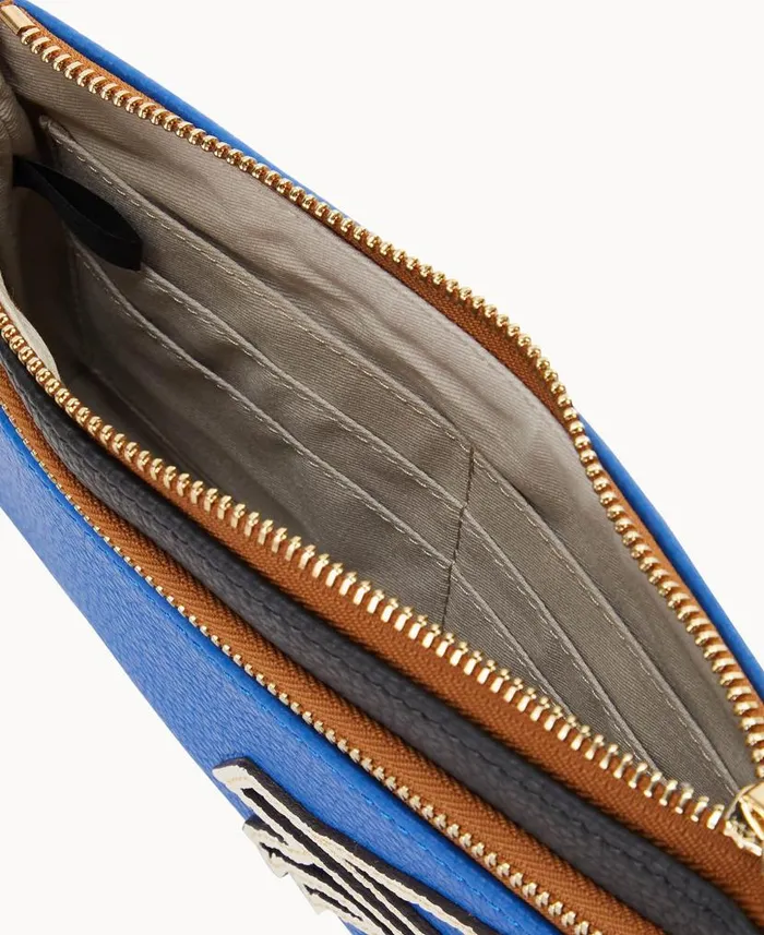 NFL Bills Double Zip Wristlet Bills ManWoman Dooney and Bourke Wallets NFL Bills Double Zip Wristlet Bills ManWoman Dooney and Bourke Wallets