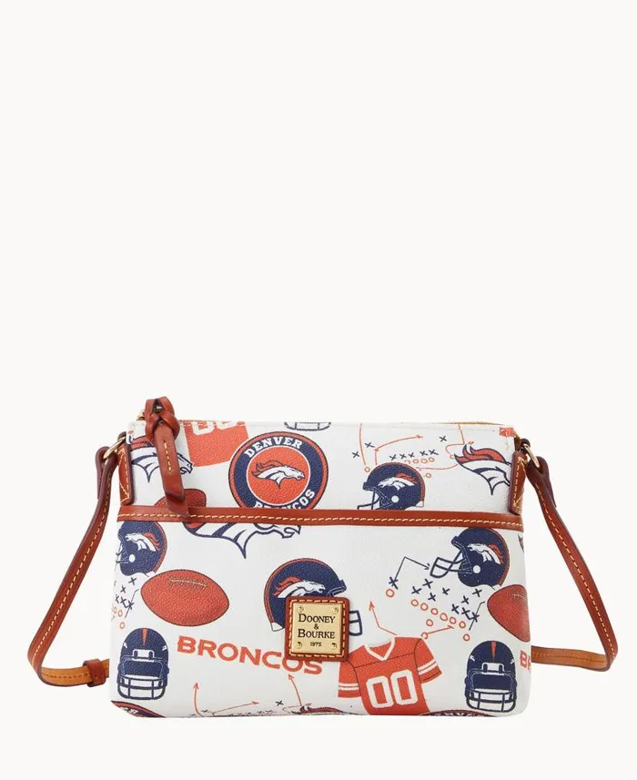 NFL Broncos Ginger Crossbody Broncos Woman Dooney and Bourke Crossbodies